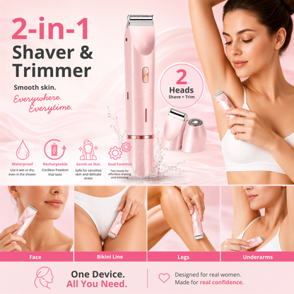 2-in-1 Women's Shaver