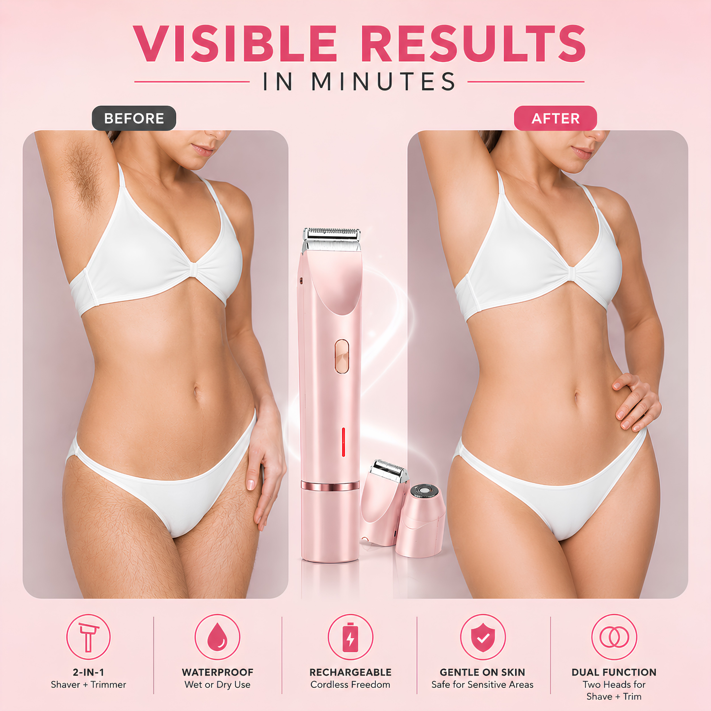 2-in-1 Women's Shaver